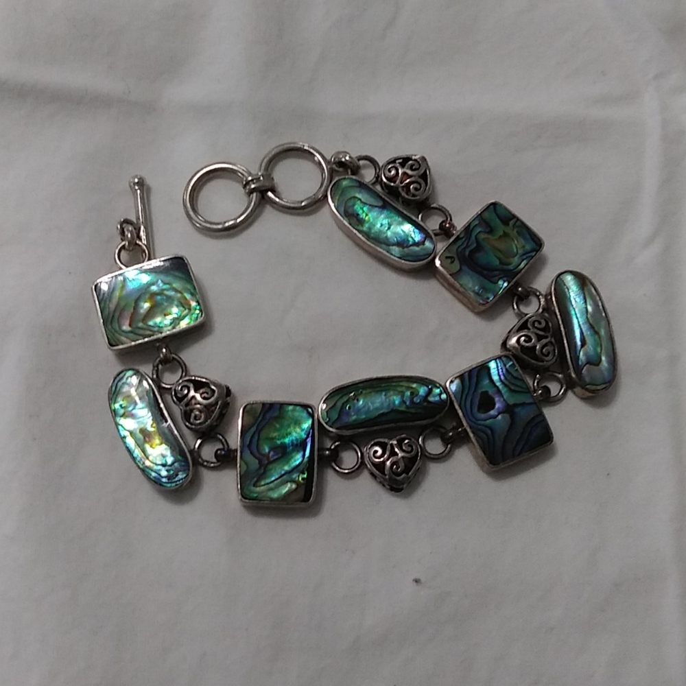 Sterling Abalone bracelet
